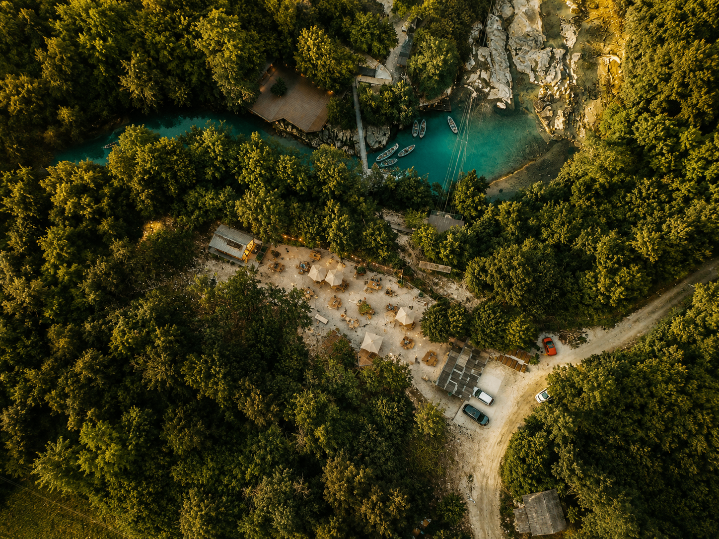 Martvili Canyon at golden hour, Samegrelo, Georgia